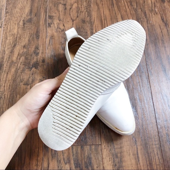 Everlane • The Leather Street Shoe white sneaker loafer slip on pointed toe flat - Picture 11 of 12